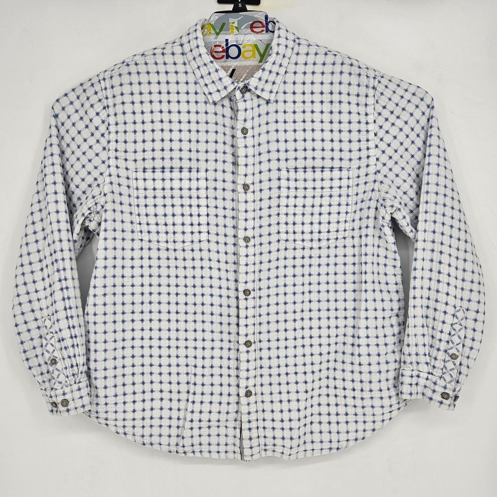 Carbon 2 Cobalt Shirt Mens XL Convergence Button Up Long Sleeve Preppy Casual